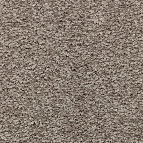 Lifeproof Unblemished II  - Shiny Lustre - Gray 55 oz. Triexta Texture Installed Carpet