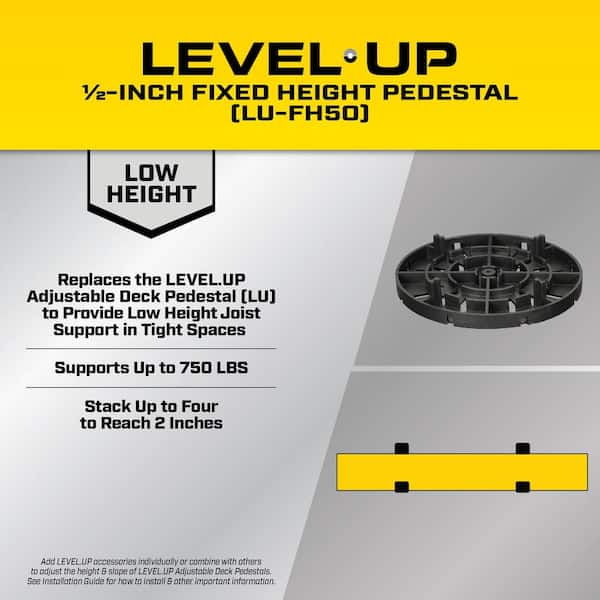 Bison Innovative Products Level.Up Pedestal System Accessory 1 2