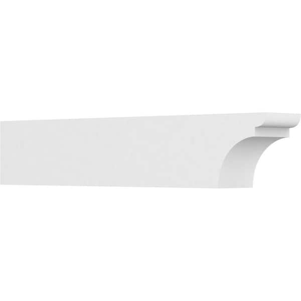 Ekena Millwork 6 in. x 8 in. x 42 in. Yorktown PVC Rafter Tail Brace