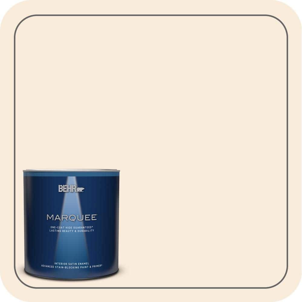 1 qt. #PPH-12 Ivory Satin Enamel Interior Paint with Primer product image for price tracking