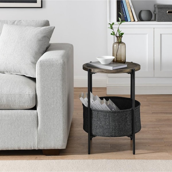 JASMODER 18 in. Brown Specialty Other Coffee Table for Home or Office Use