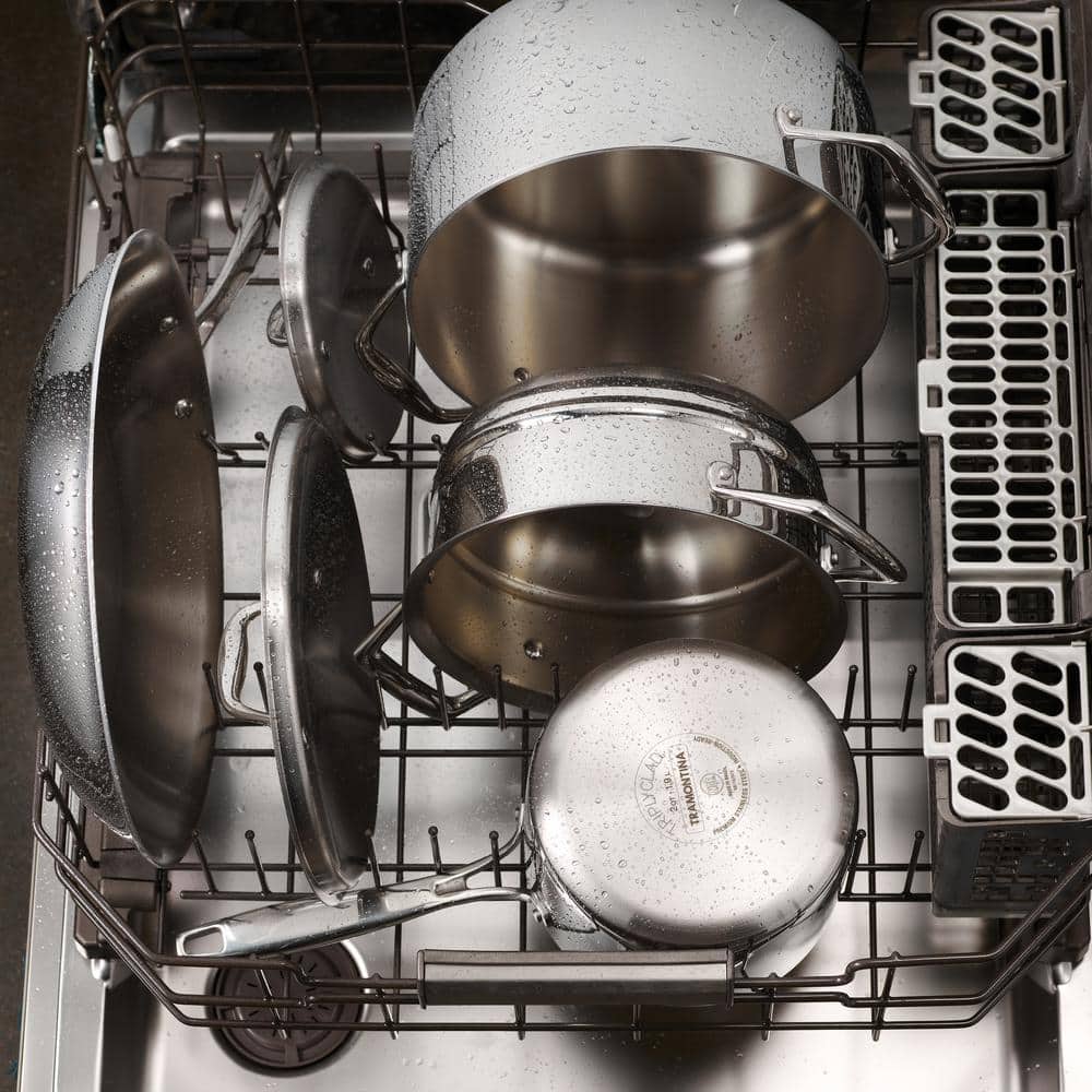 Tramontina 4-Quart Stainless Steel Tri-Ply Sauce Pan with Lid