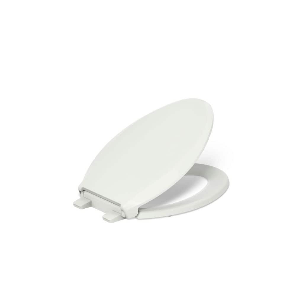 KOHLER Cachet Elongated Nightlight Quiet Close Toilet Seat in Dune
