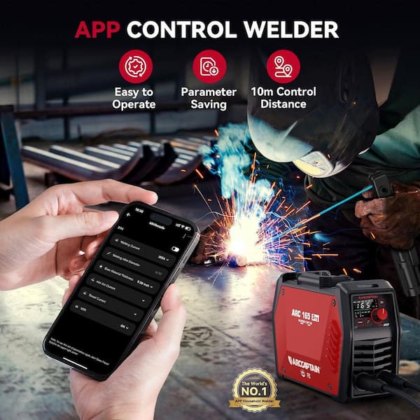 ARCCAPTAIN 165 Amp 120/240 Volts Electric (AC) Stick Welder app
