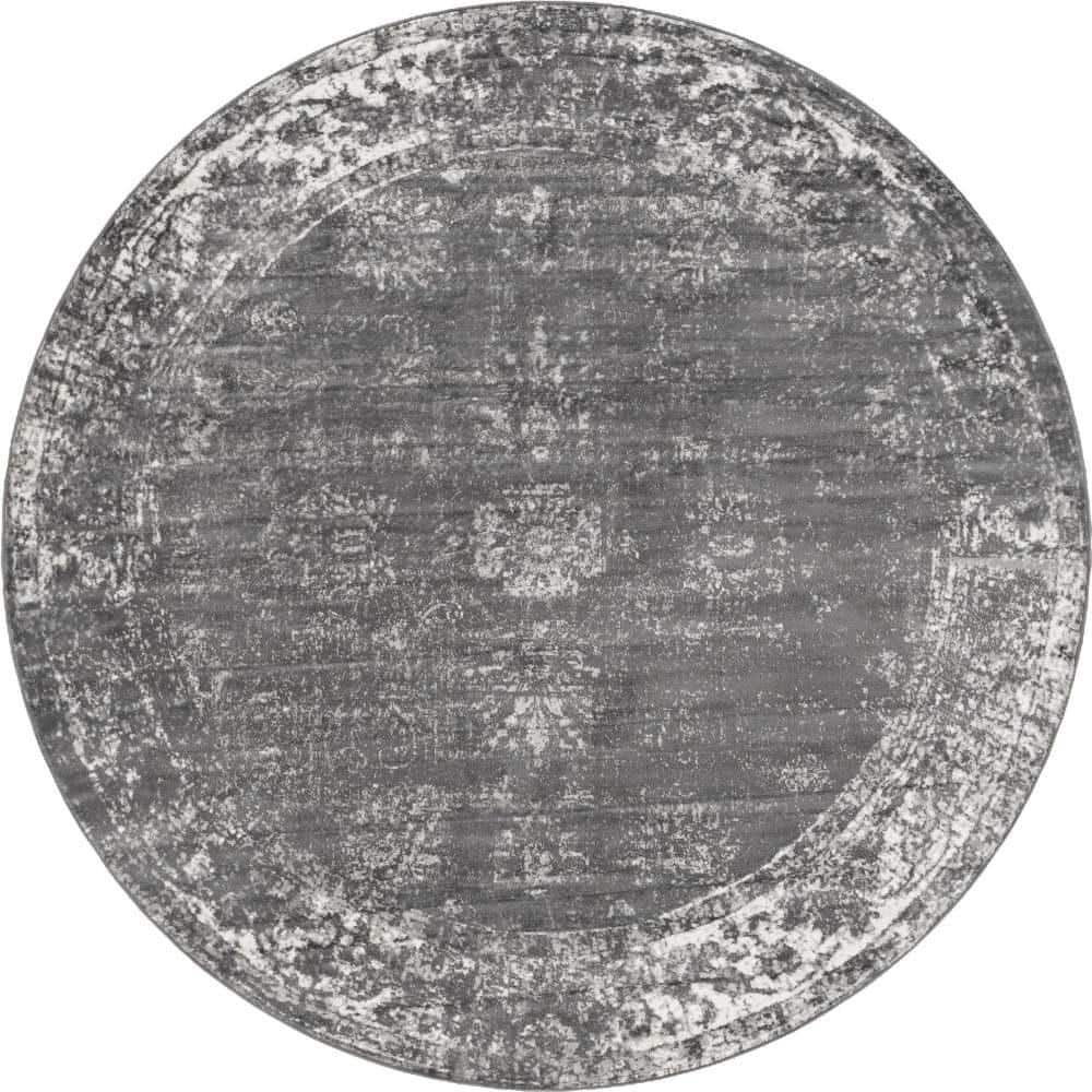 Sofia Casino Dark Gray 8 ft. x 8 ft. Area Rug price history on PriceWatchPro