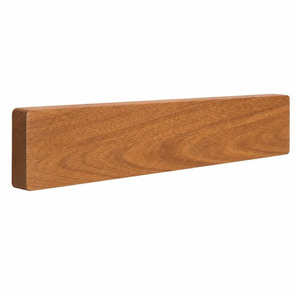 6-Knife 16.5 in. Acacia Wood Magnetic Knife Bar, Knife Magnetic Strip, Magnetic Knife Holder