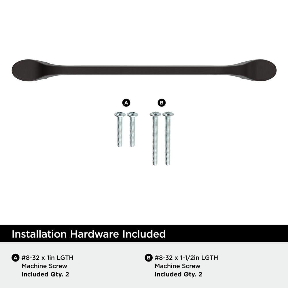 Ravino Oil-Rubbed Bronze Arch Cabinet Pull with Mounting Hardware