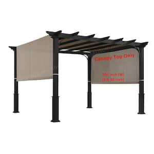 Replacement Sling Canopy for 10-ft. x 10-ft. Pergola (Dimension: 193 in. L x 106 in. W) - Beige