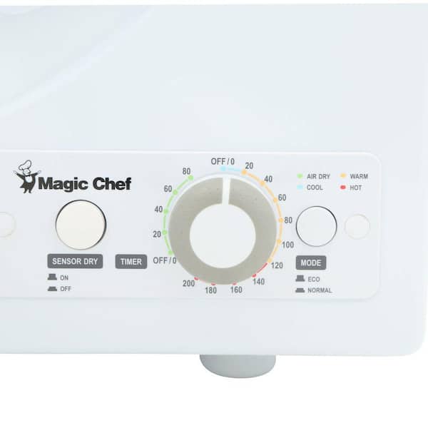 MAGIC CHEF Compact Electric Dryer - White, 2.6 cu ft - Fry's Food Stores