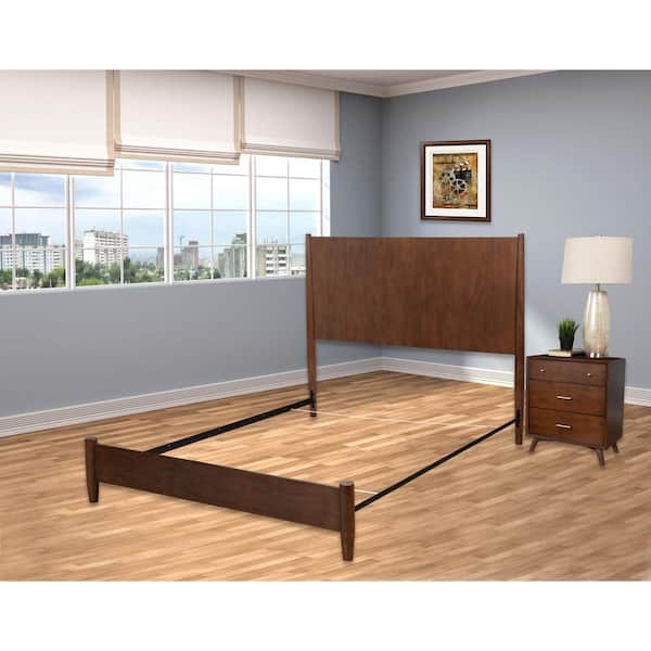 Hollywood Bed Frame Black Adjustable, Full Bed Frame Side Rails