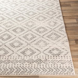 Cornetta Taupe 5 ft. 3 in. Round Area Rug