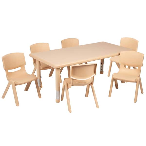 Carnegy Avenue 23.75 in. Natural Kids Table