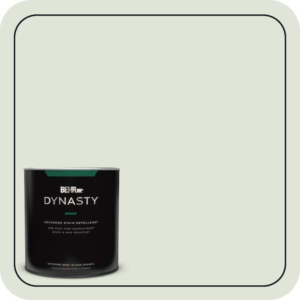 BEHR DYNASTY 1 qt. #S390-1 Sounds of Nature Semi-Gloss Enamel Interior Stain-Blocking Paint & Primer