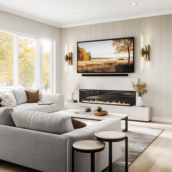 YUYI 24.8 in. 2-Light Antique Gold Wall Sconce, Vanity light