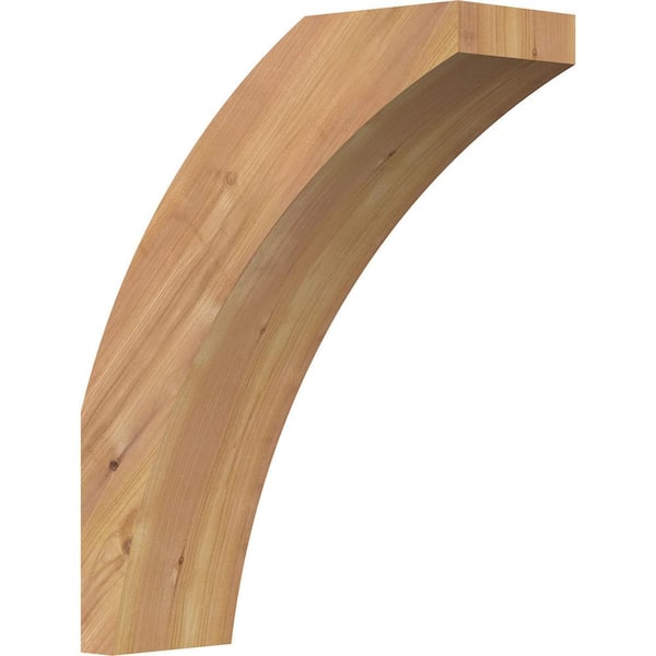 Ekena Millwork 5 1/2"W x 16"D x 20"H Thorton Smooth Knee Brace, Western Red Cedar
