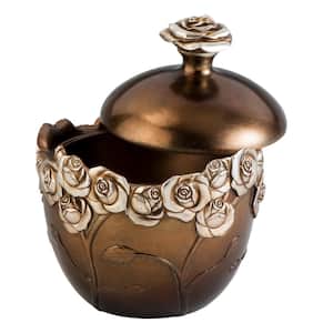 Allure Polyresin Decorative Box with Lid