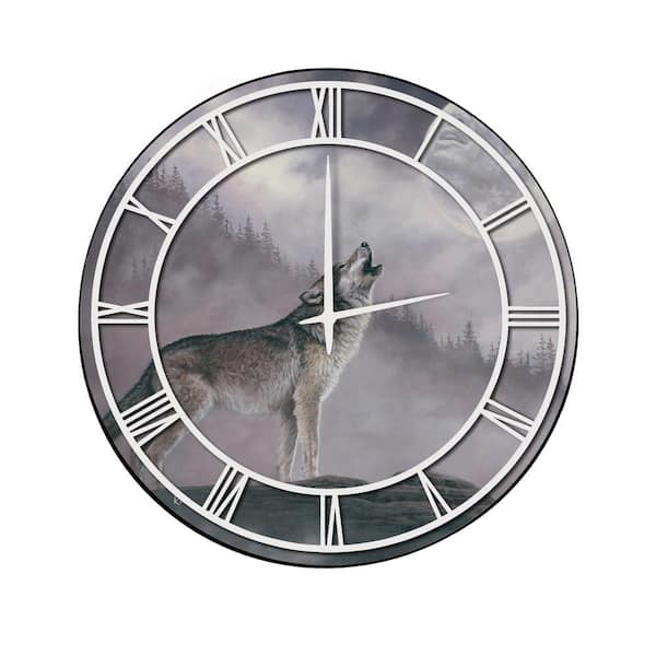 Unbranded "Kindred Spirit" Full Coverage Art and White Numbers Imaged Wall Clock