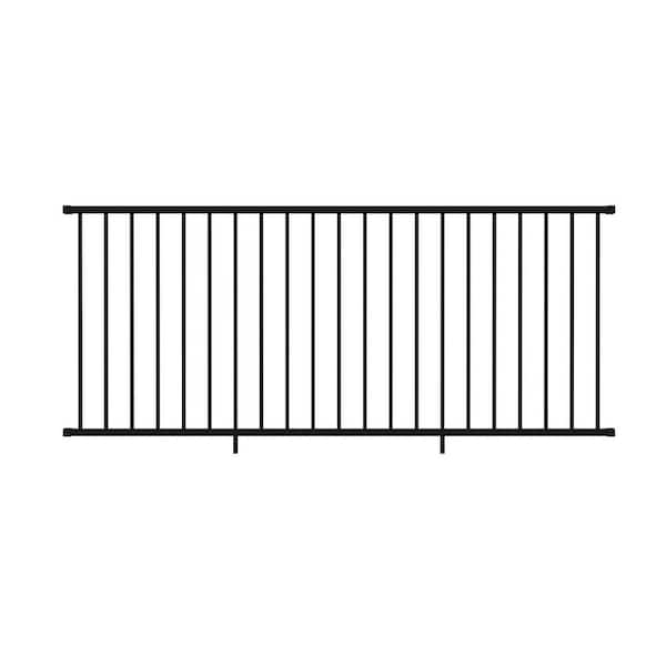 Rapid Rail 42 in. H x 96 in. W Textured Black Aluminum Line Railing Kit