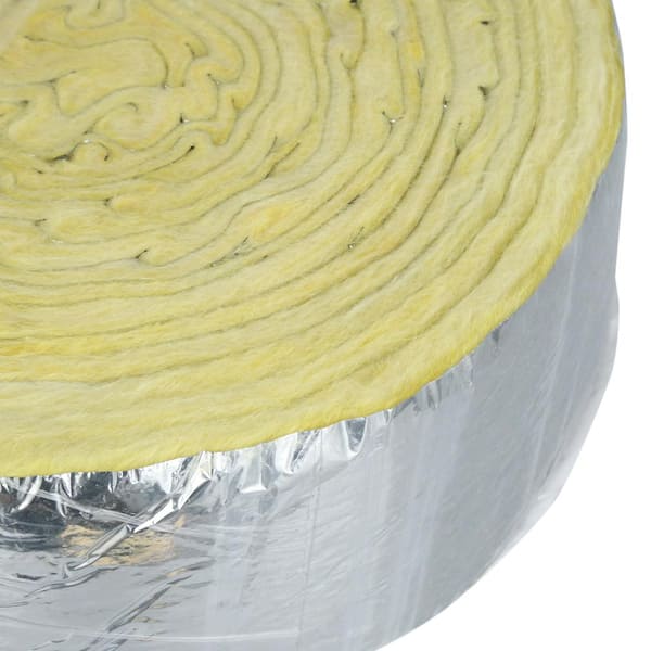 Frost King - SP46 - 6 in. W x 25 ft. L 1.6 Unfaced Fiberglass Pipe  Insulation Wrap Roll 12.5 sq. ft.