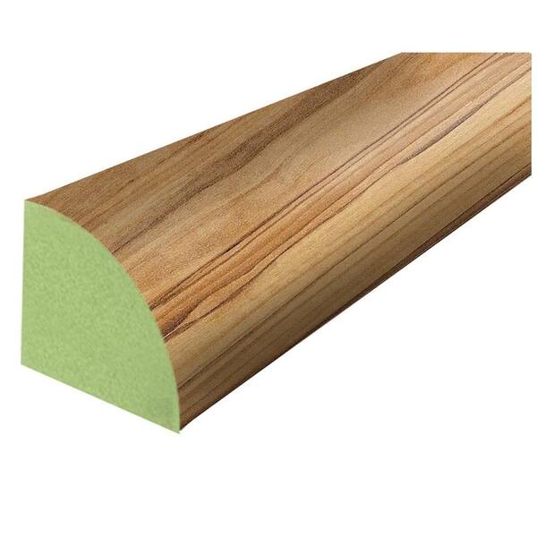 DuPont Augusta Pecan 3/4 in. Thick x 3/4 in. Wide x 94 in. Length Laminate Quarter Round Molding