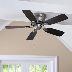 Low Profile IV 42 in. Indoor Antique Pewter Ceiling Fan