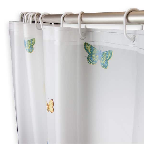 Rod Desyne 71 In X Tranquil, Floating Shower Curtain Rod