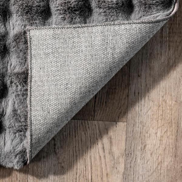 Herringbone Washable Rug - Gray