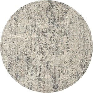 Camilla Grey 2 ft. x 12 ft. Abstract Area Rug