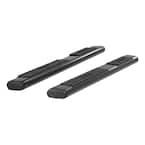 6" X 53" Black Aluminum Oval Side Bars (No Brackets) B2853