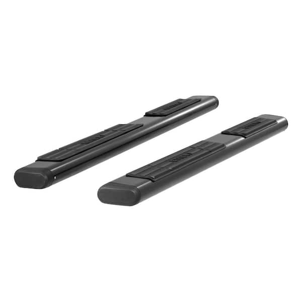 Aries 6" x 75" Black Aluminum Oval Side Bars (No Brackets)