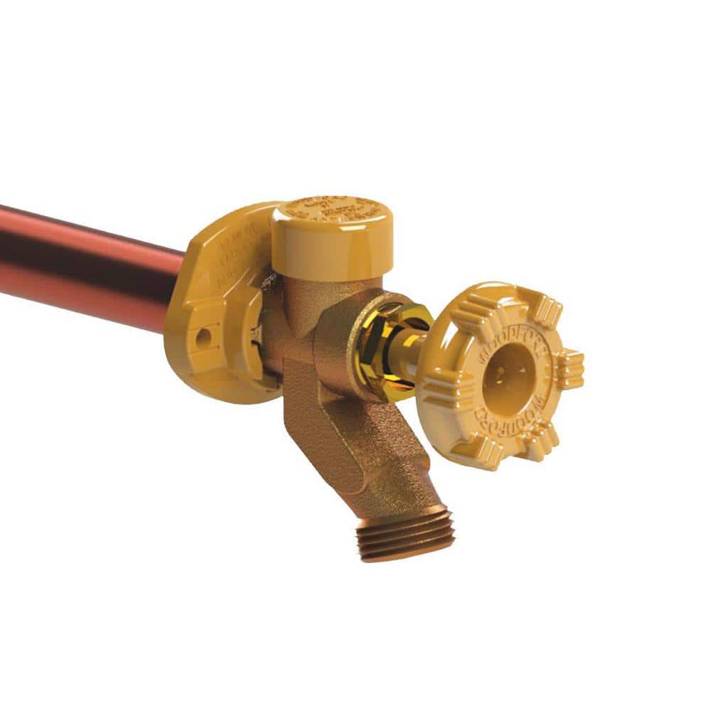 Woodford 1/2 in. PEX x 20 in. L Brass Freezeless Model 17 AntiSiphon