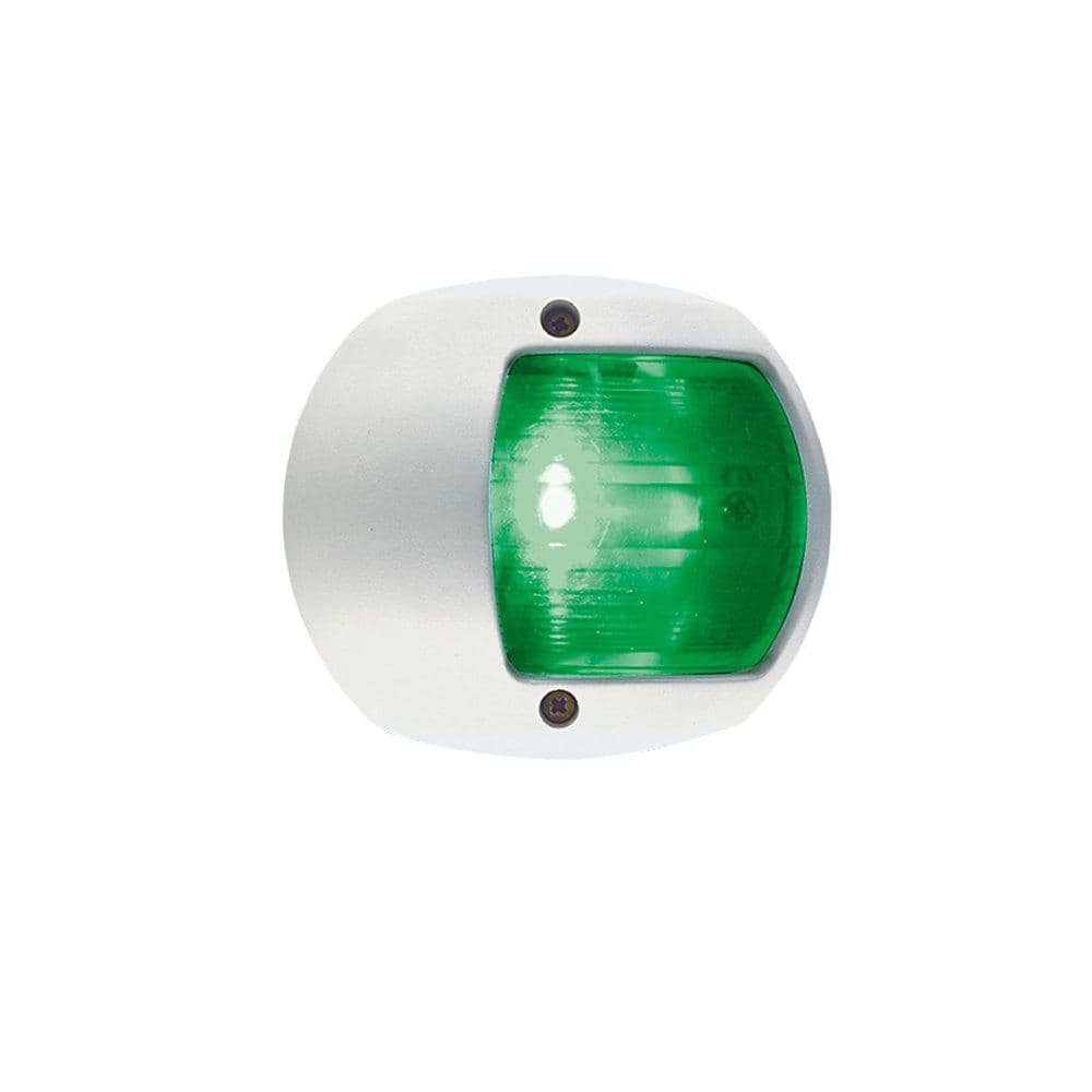 Perko Navigation Side Light - Green with White Polymer Base 0170WSDDP1 -  The Home Depot
