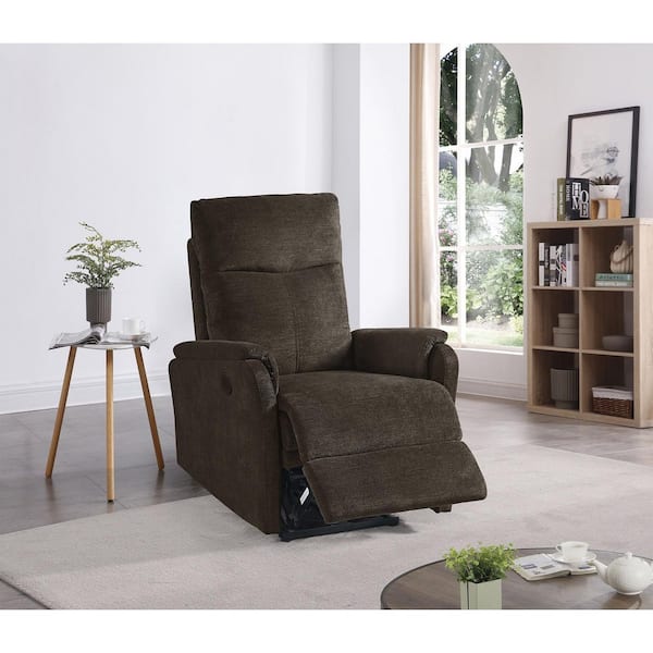 Brown Armchair, Power Recliner Chair with USB