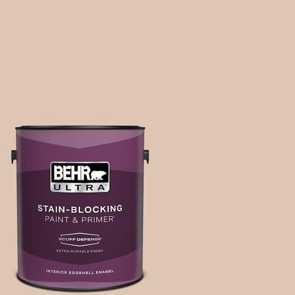 BEHR ULTRA 1 gal. #280E-2 Arabian Sands Extra Durable Eggshell Enamel Interior Paint & Primer