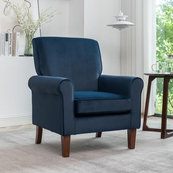 US Pride Furniture Arcane Blue Fabric Armchair C299 - The Home Depot