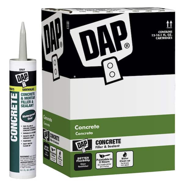 DAP 10.1 oz. Gray Concrete and Mortar Filler and Sealant (12-Pack)