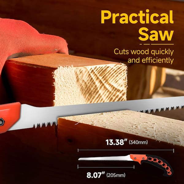 8 in. SK5 Steel Drywall Jab Saw with Sheath (2-Pack)