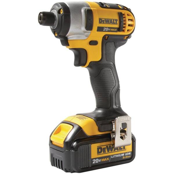 DEWALT 20V MAX Lithium Ion Cordless 1 4 in. Impact Driver with 20V