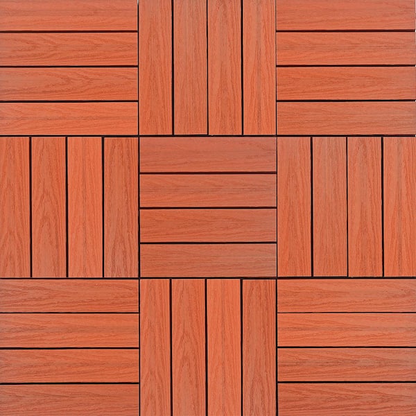 NewTechWood UltraShield Naturale 1 ft. x 1 ft. Quick Deck Outdoor