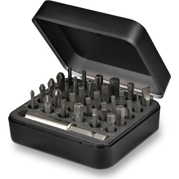 MYWISH S2 Steel Screwdriver Bit Set with 1/4 in. Magnetic Bit Holder, Steel Driving Bit Set (31-Piece)