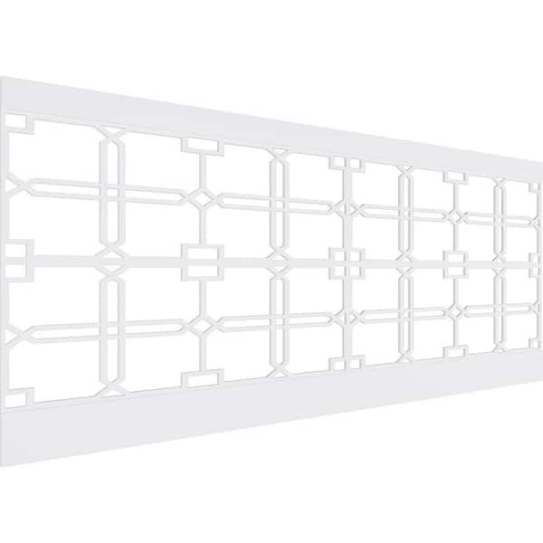 40 in. H x 94-1/2 in. W 26.24 sq. ft. Englewood PVC Wainscot Paneling Kit
