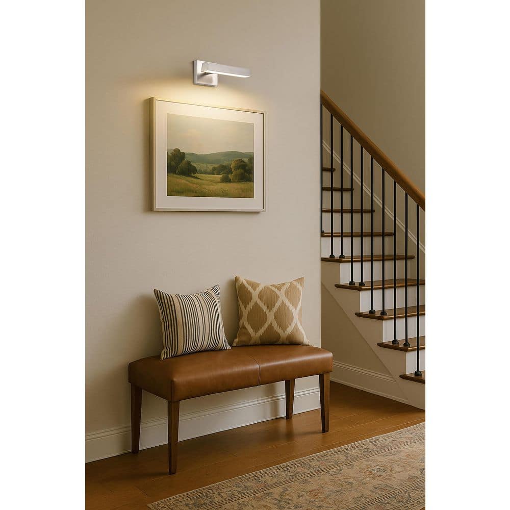 Mila Brushed Nickel 1 ft. Integrated LED Picture Light with Acrylic Lens price history on PriceWatchPro