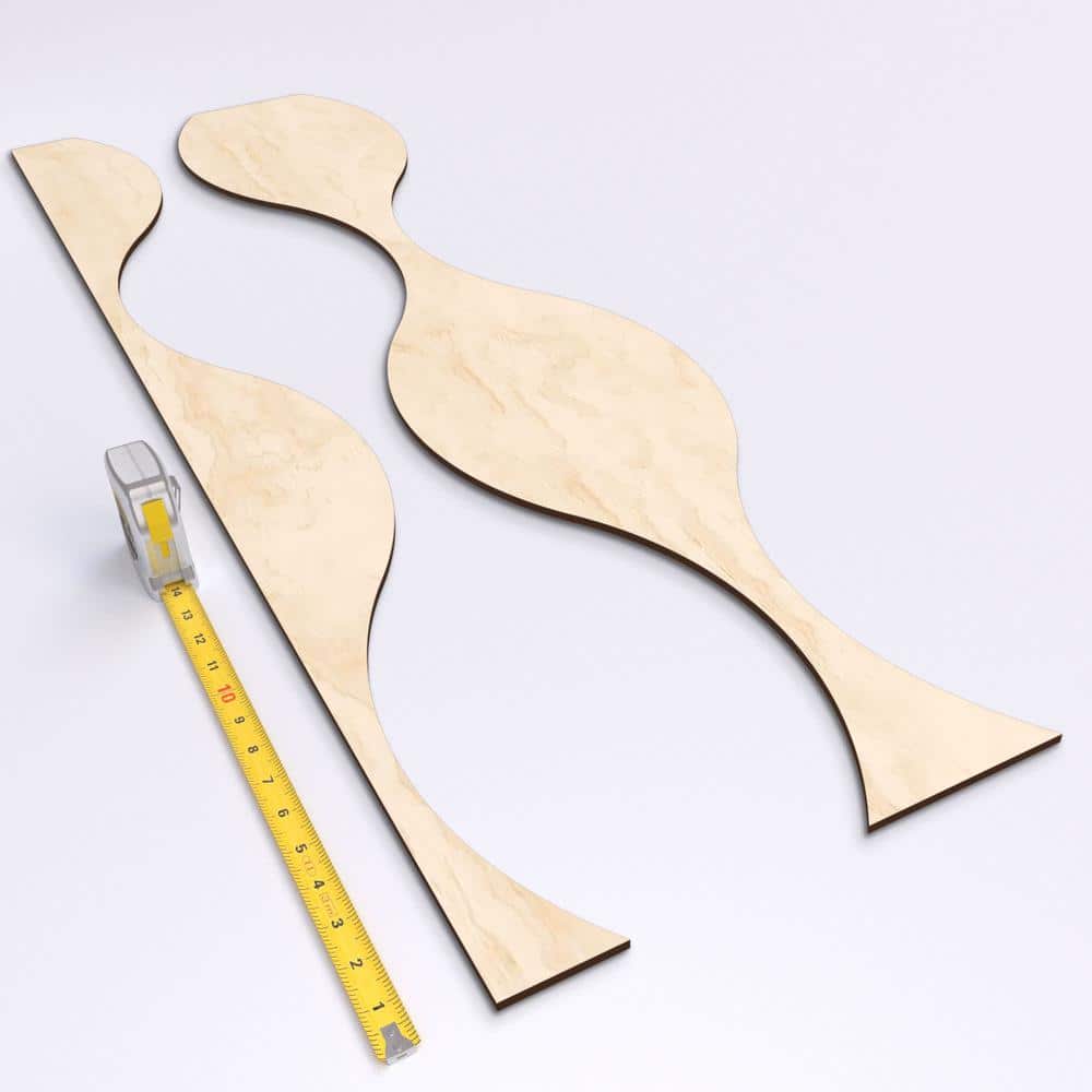 Ozark 47" Birch Adjustable Wood Slat Wall Panel Kit
