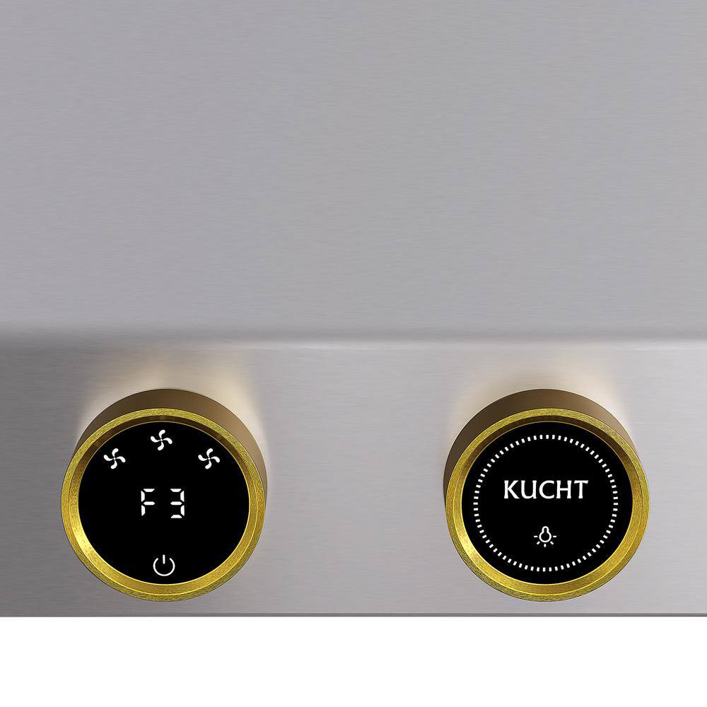 48 Inch Stainless Steel Wall Mounted Range Hood with LED Lights