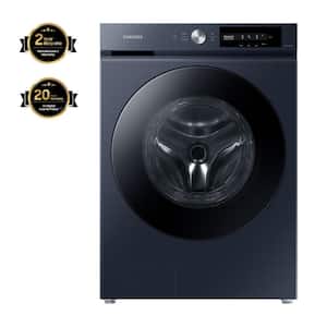 Bespoke 4.6 cu. ft. Large Capacity Smart Front Load Washer in Brushed Navy with Super Speed Wash and AI Smart Dial