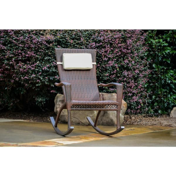 Vinyl wicker deals rocking chairs