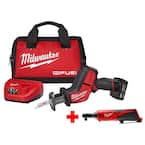 M12 FUEL 12V Lithium-Ion Brushless Cordless HACKZALL Reciprocating Saw Kit with M12 3/8 in. Ratchet