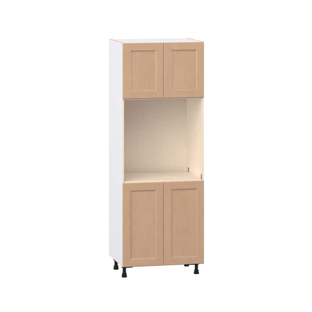 Lakewood 30 in. W x 24.5 in. D x 84.5 in. H Assembled Shaker Single Oven Kitchen Cabinet in Sugar Cookie price history on PriceWatchPro