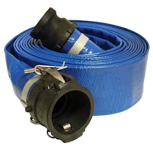 3 in. Dia x 50 ft. Standard Duty Multi-purpose Hose with Poly Cam Lock