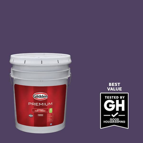 Glidden Premium 5 gal. PPG1174-7 Royal Indigo Semi-Gloss Interior Latex Paint